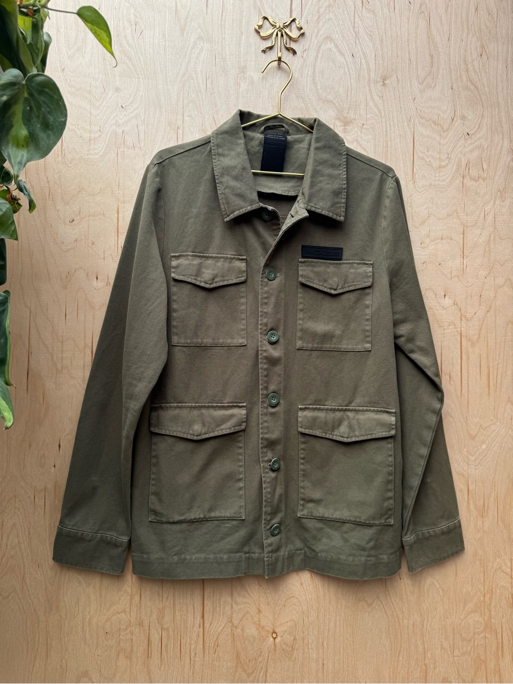 NOIZE Utility Casual Field Jacket Green M - Picture 5 of 9
